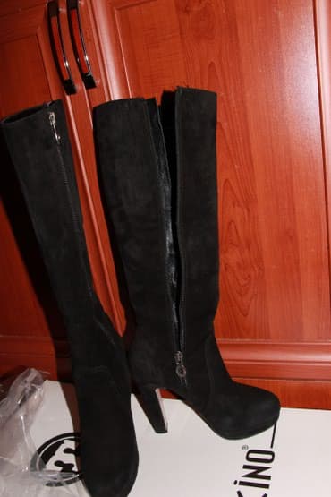 qadin botlari: Ölçü: 35, rəng - Qara, İşlənmiş — 5