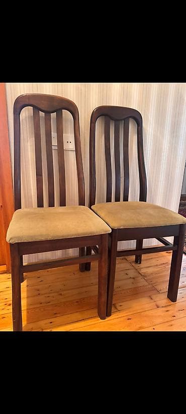 pedikur stulu: Mətbəx üçün, Qatlanmayan, rəng - Bej Stul — 1