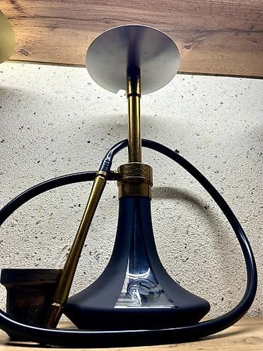 xari bulbul klonu: Nəcisən və şık dizaynlı qəlyan seti - Müasir, konus formalı şüşə — 3