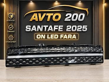 Hyundai Santa Fe 2025 üçün ön LED fara - Model uyğunluğu: Santa Fe