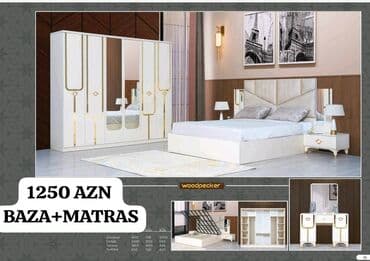 işlenmiş termolar: İkinəfərlik çarpayı, Dolab, Termo, 2 tumba, Azərbaycan, Yeni — 17