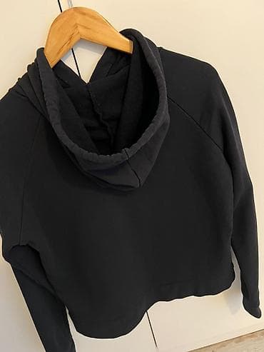 trussardi: Trussardi Jeans qadın idman dəsti - Rəng: qara - 2 hissə: kapüşonlu — 2