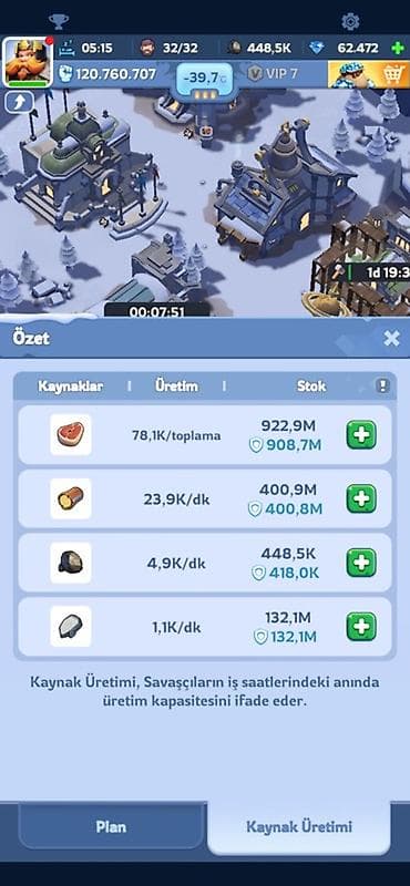 Mobil oyun hesabı – Whiteout Survival Frozen City/Arctic temalı — 5