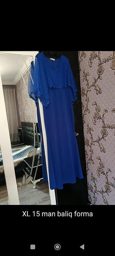 Donlar: XL ölçü, balıq fason mavi don. - Rəng: parlaq kobalt/mavi - Fason — 1