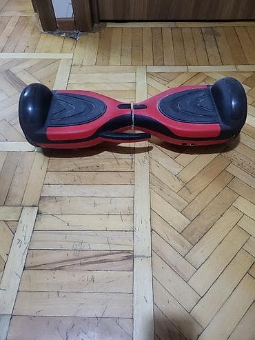 electro: Özünü tarazlayan elektrikli hoverboard/skuter - Rəng: qırmızı-qara - — 3