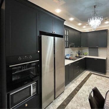 мебель на заказ шкафы: Sifarişlə mətbəx dəsti, Özü çəkən petlələr, MDF, Kredit var, Pulsuz çatdırılma — 5