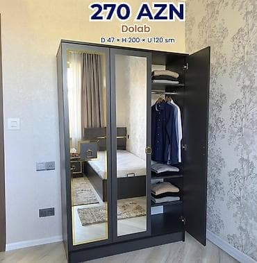 ag qapi: 3 qapılı şkaflar – müxtəlif dizayn seçimləri Qiymət və ölçülər: - 230 — 10