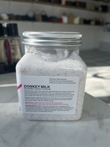 Уход за телом: Donkey Milk Sherbet Body Scrub – dərin təmizləyici bədən skrabı — 4