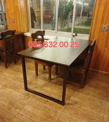 metbex stolari: Yeni, Açılmayan, Kvadrat masa — 4