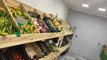 Аренда оборудования: Meyve Polkalari Iceride 4 eded polka (1 eded eni 0.66 uzunlugu 2.30) — 2