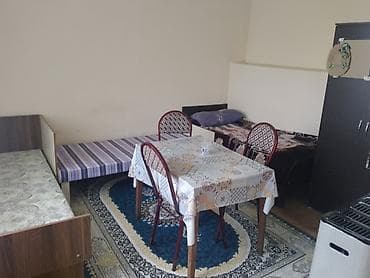Kirayə verilən yataqxana tipli otaqlar - 1 otaqlı yerləşmə: otaqda