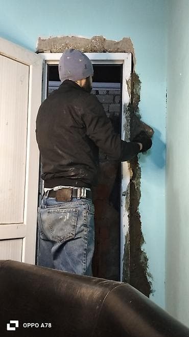 hamam masaj: Qapı montajı və açılımının böyüdülməsi/xırdalanması xidməti - Köhnə — 2