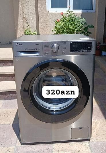 Paltaryuyan maşın LG, 9 kq, Avtomat, Qurutmasız, Kredit yoxdur — 1