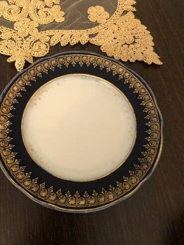 обеденный набор: Nahar dəsti, rəng - Göy, Farfor, 11 nəfərlik — 6