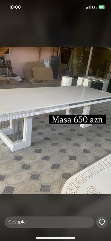 kepenek masa: Yeni, Masa və oturacaqlar, Kredit var, Azərbaycan — 4