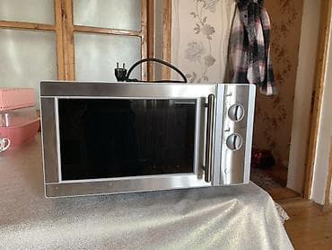 Mikrodalğalı soba Quraşdırılan, Qril ilə, rəng - Gümüşü