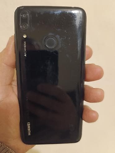 modem huawei: Huawei Y7, 32 GB, rəng - Qara, Barmaq izi — 3