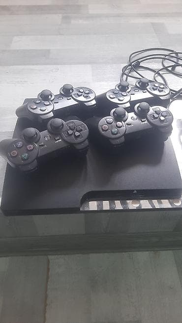 sony a6000: PlayStation 3 (PS3) Slim oyun konsolu dəsti - 40 oyun yatdasi 500 — 1