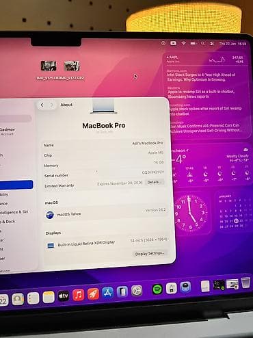 notebook satılır: Apple MacBook Pro 14" M5 2025 (gümüş) 16 GB ram 512SSD Whatsappla — 5