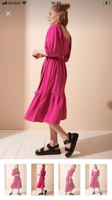 adl elbise: Never More markasıdır. Trendyoldan alınıb. Bir dəfə geyinilib — 2