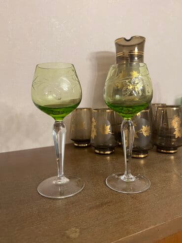 Stəkanlar, rəng - Yaşıl