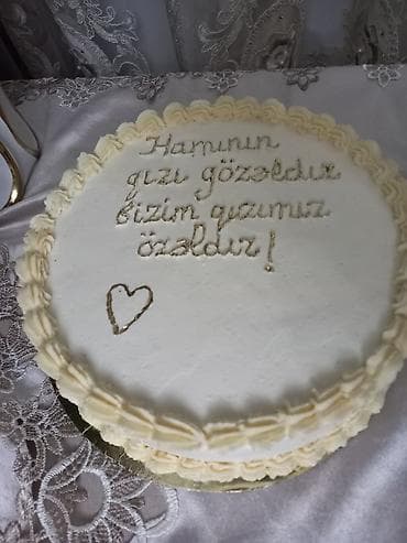 su novu: Ev şirniyyatları və tort bəzədilməsi xidməti - Şəxsi dizayn tortlar — 5