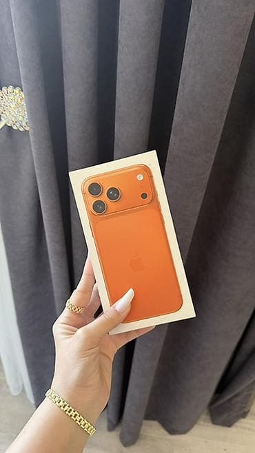 islenmis mator: IPhone 17 Pro Max, 256 GB, Narıncı — 1