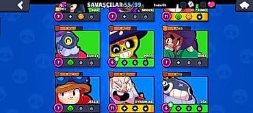 Brawl Stars hesabı 12232 🏆99/55 ətraflı məlumat üçün nömreye yaza — 9