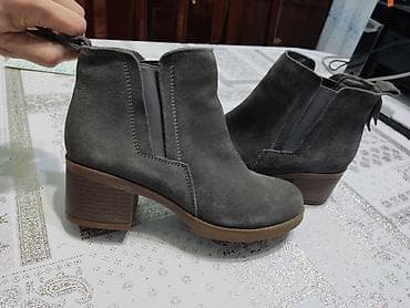 ayaggabı: Qadın ayaqqabıları dəsti 1) Qəhvəyi açıq burunlu sandalet - Material — 4