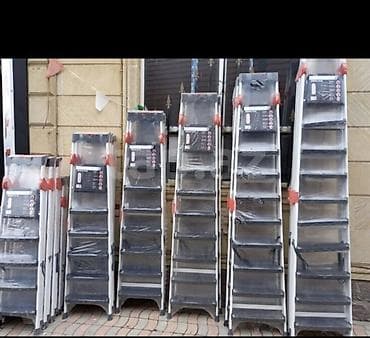 Mexaniki əl alətləri: Nərdivan “Dəvəçioğlu” – 3 pilləli, qatlanan məişət nərdivanı. - — 2