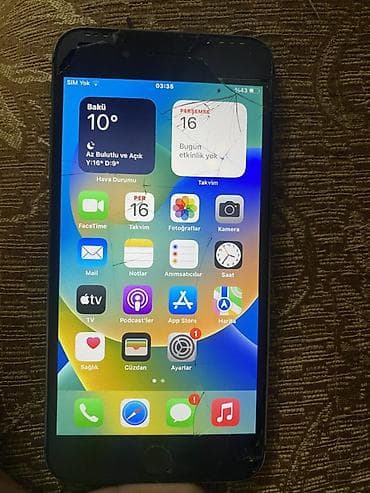 IPhone 8 Plus, 64 GB, Space Gray, Barmaq izi