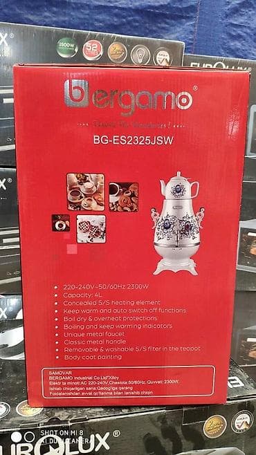 samavar ucuz: Elektrik samovar Bergamo made for Germany 6 litr tutumlu Termostatli — 9