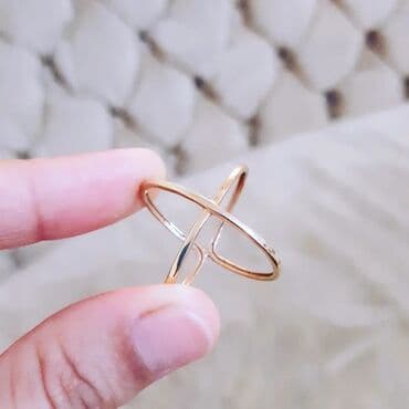 qaş sabitləyici: Alyans, Üzük, Sarı qızıl, 585 Əyar, Qaşsız — 3