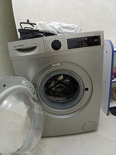 Hoffmann paltaryuyan maşın – ön tərəfdən yüklənən, gümüşü korpus