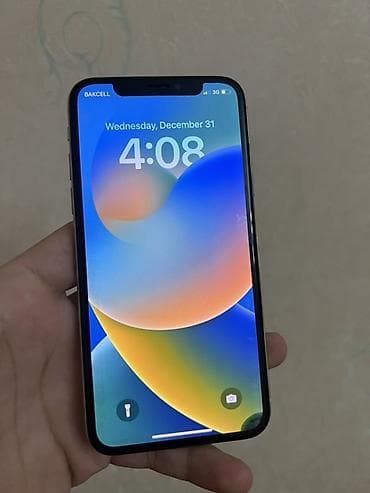 iphone 8 plus irsad: IPhone X, Gümüşü, Face ID — 3