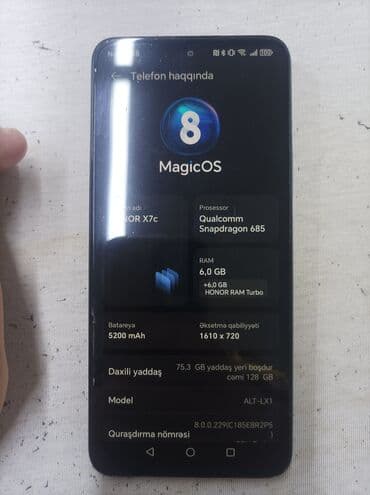 honor band 6: Honor X7c, 128 GB, rəng - Yaşıl — 4