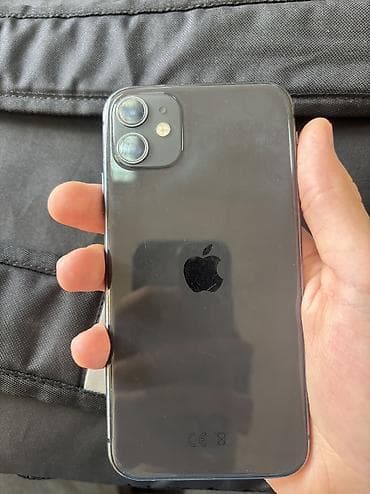 iphone 13 pro max orjinal ekran: IPhone 11, 64 GB, Qara, Simsiz şarj — 1