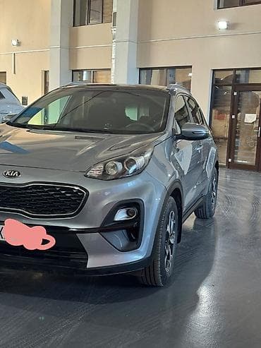 afdamabiler: Kia Sportage, boz rəngli kompakt krossover 2021 ci il Əsas — 3