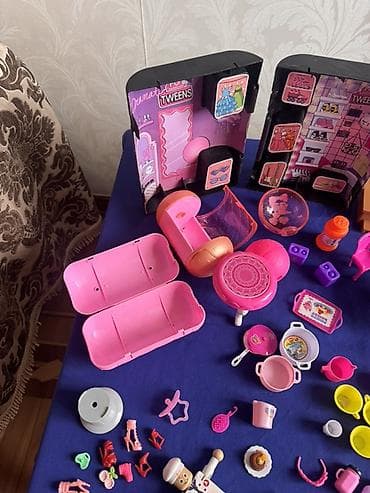 Игровые наборы: Uşaq üçün böyük kolleksiya – miniatür oyuncaq aksesuarları və mebel — 4