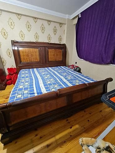 yataq carpayisi: İşlənmiş, İkinəfərlik çarpayı, Bazasız, Matras ilə, Siyirməsiz, Rumıniya — 3