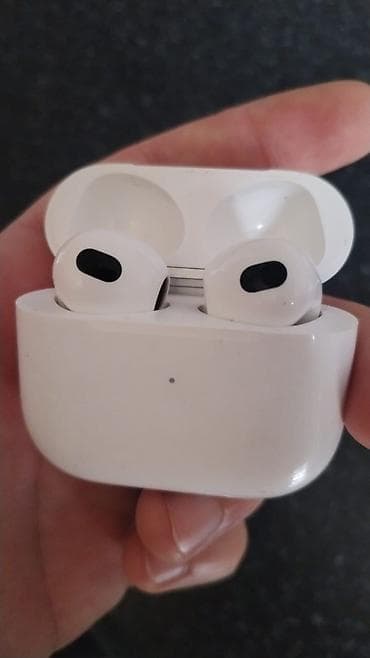 İşlənmiş Simsiz (Bluetooth) Qulaqcıqlar, Apple, rəng - Ağ
