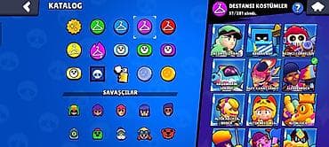 bas gitara: Brawl Stars hesabı – yüksək trofeyli və zəngin kolleksiya Endirim — 5