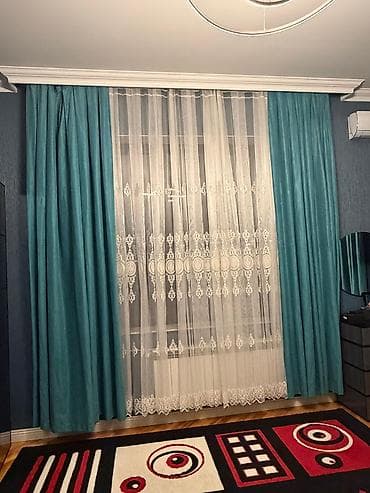 3 dest perde 3/310 Tül.dekor günlük. 1 desti 130 azn 3 desti 1450 azn