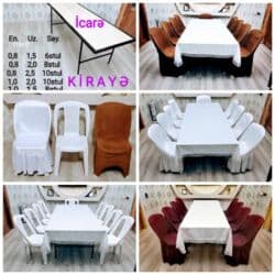 arenda generator: Kirayə - İcarə. Tədbirlər üçün stul icarəsi Ad günləri, nişan, xına — 4