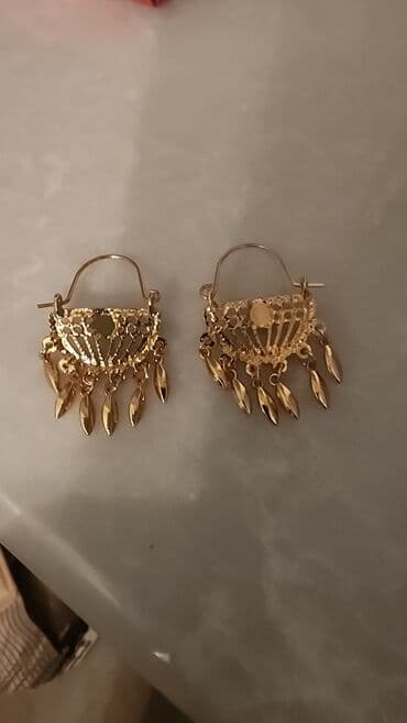 sirqalar qizil: Gizil suyuna salinmis sirga,garalmir, Turkiyeden alinib tezedir — 3