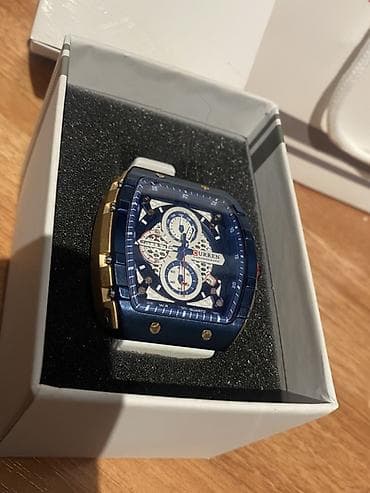 mini çanta: Qol saatı, Curren, rəng - Göy — 4