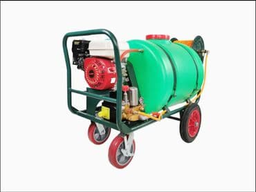 Boçkalar və çəlləklər: Təsvir : Dərmansəpən Yüksək Təzyiqli Təkərli, Çənli (Benzin) 160L — 1