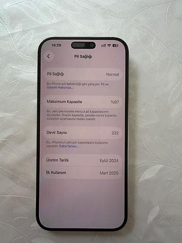 ayfon dubay: IPhone 16 Pro Max, Natural Titanium — 6