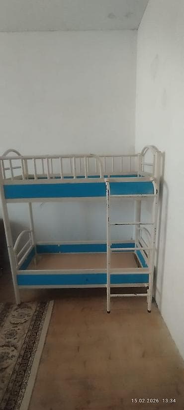 Metal çarpayı – ikiqat (iki mərtəbəli) - Material: möhkəm metal