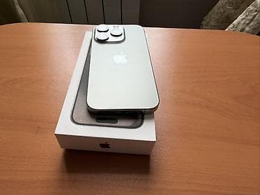 Компьютеры, ноутбуки и планшеты: IPhone 15 Pro, 128 ГБ, Серебристый, Face ID — 1